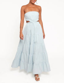 Strapless Maxi Dress
