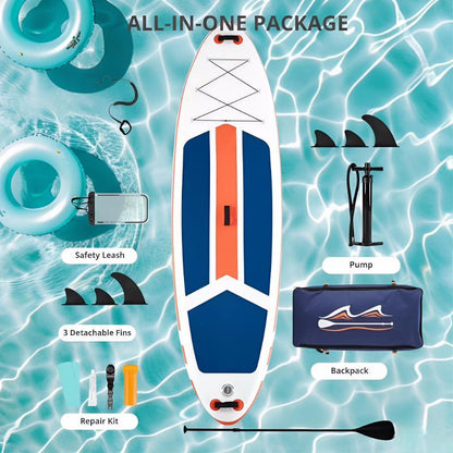 Inflatable Stand Up Paddle Board with Premium SUP Paddleboard Accessories